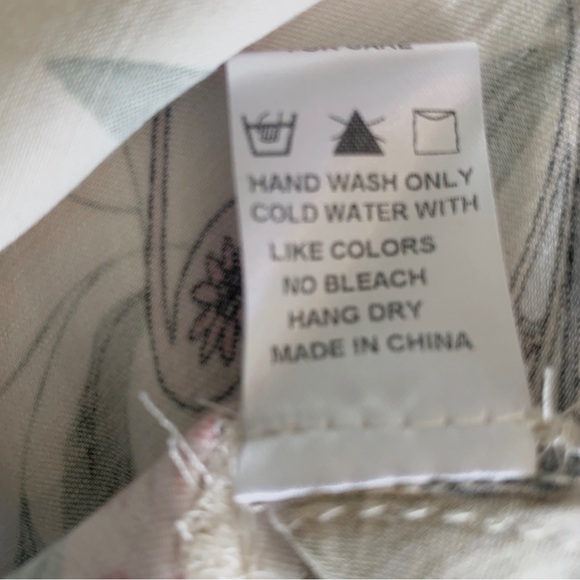 DRESS FORUM FLORAL PAISLEY COWL NECK SLEEVELESS SUMMER MIDI DRESS SIZE MEDIUM - Picture 6 of 16